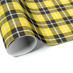 Papier Cadeau Le clan de Barclay habillent le tartan