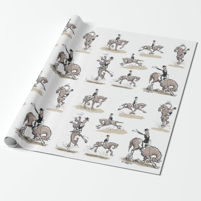 Papier Cadeau Le dressage est papier d'emballage de ballet de (Déroulé)