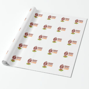 Papier Cadeau Le football d'imaginaire