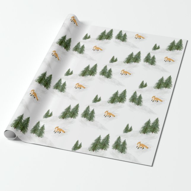 Papier Cadeau Le Fox (Déroulé)