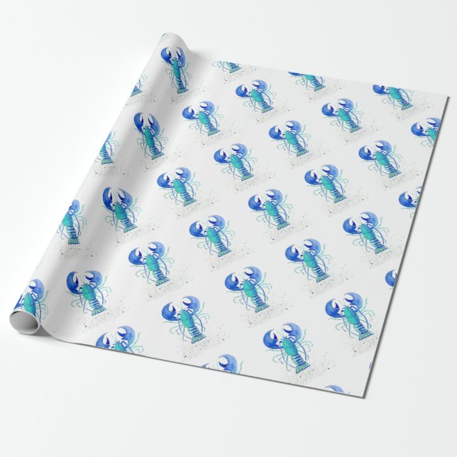 Papier Cadeau Le homard de Neptune (Déroulé)