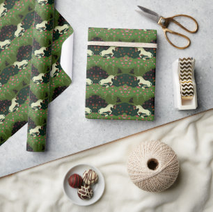 Papier Cadeau Le Jardin de la Licorne