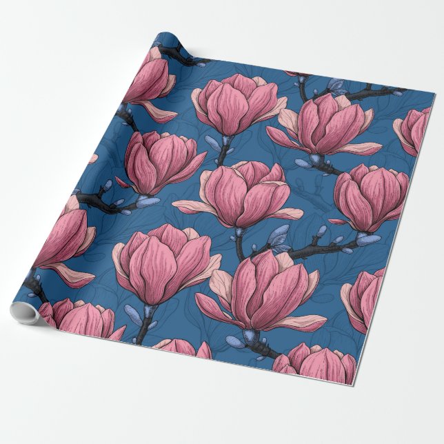 Papier Cadeau Le jardin de Magnolia (Déroulé)