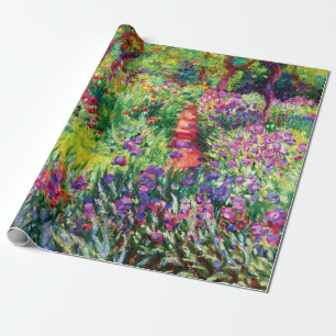 Papier Cadeau Le jardin d'Iris à Giverny par Claude Monet  