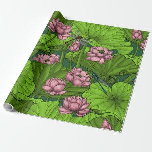 Papier Cadeau Le jardin du Lotus