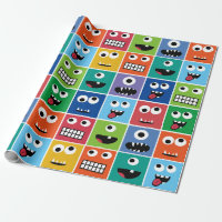 Le monstre de motif de monstres d'enfants fait