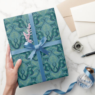 Papier Cadeau Le Motif de Tapisserie Safari Tranquille - Le Lotu