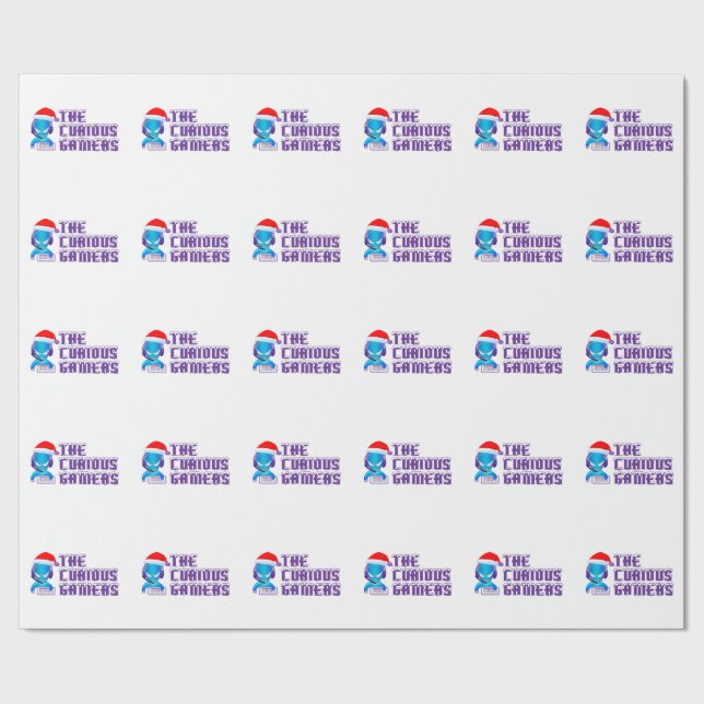 Papier Cadeau Le papier d'emballage de Gamers curieux (Couture)
