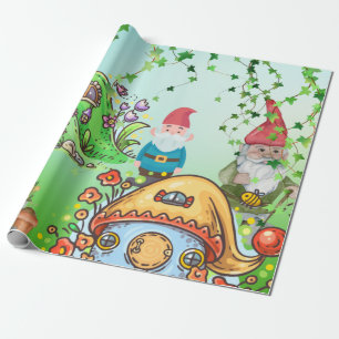 Papier Cadeau Le parti de Gnome