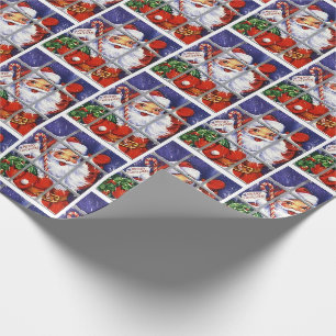 Papier Cadeau Le Père Noël fouille dans ton emballage rétrospect
