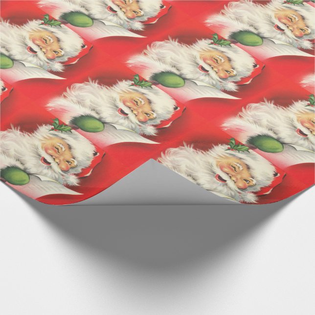 Papier Cadeau Le père noël/papier d'emballage de Noël (Coin)