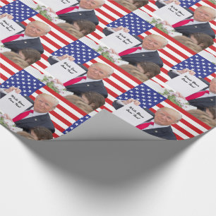 Papier Cadeau Le Président Donald Trump - écrivez votre propre