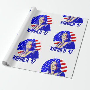 Papier Cadeau le président kamala harris 47
