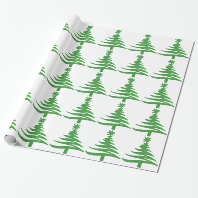 Papier Cadeau Le Prince Vert moderne (Déroulé)