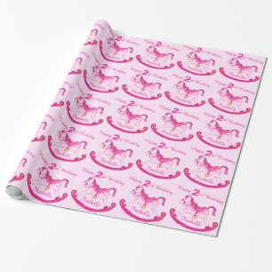 Papier Cadeau Le rose a appelé enveloppe de motif d'anniversaire