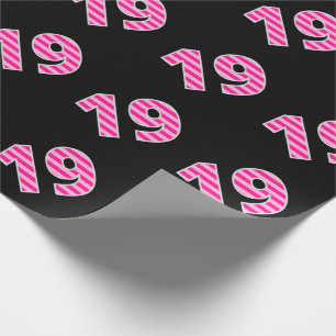 Papier Cadeau Le rose barre l'événement 19 # (anniversaire,
