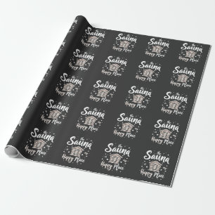Papier Cadeau Le sauna est mon endroit heureux