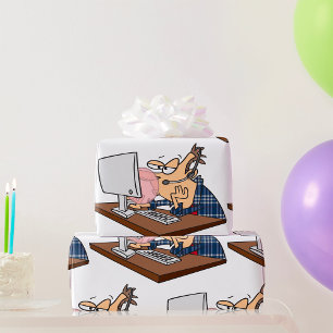 Papier Cadeau Le Support Technique A Blessé Une Bulle