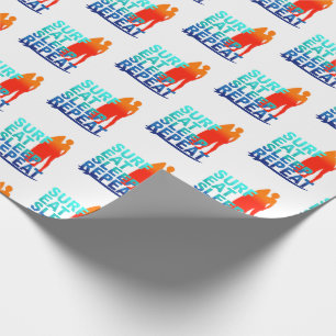 Papier Cadeau Le surf mangent l'enveloppe de cadeau de