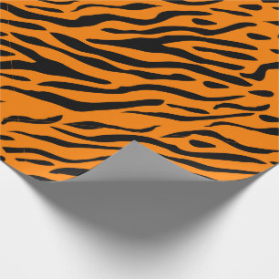 Papier Cadeau Le tigre a barré le papier d'emballage - cadeaux