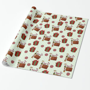 Papier Cadeau Le Whimsey de Noël de l'atelier