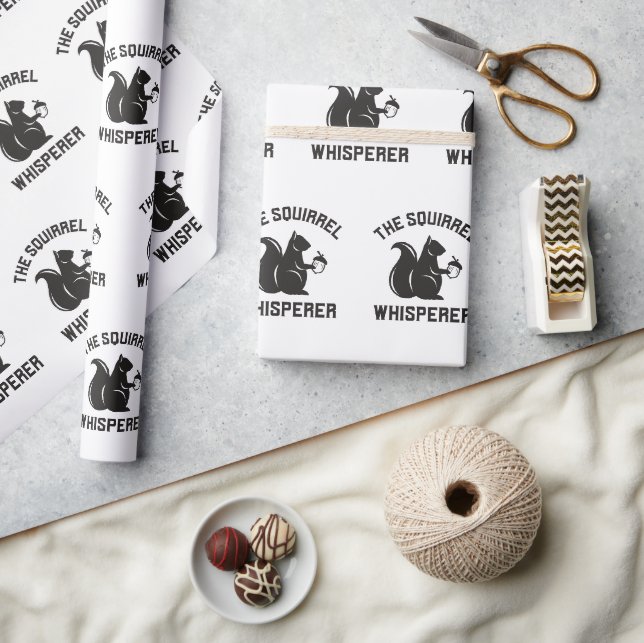 Papier Cadeau Le Whisperer d'écureuil | Écureuil (Artisanat)