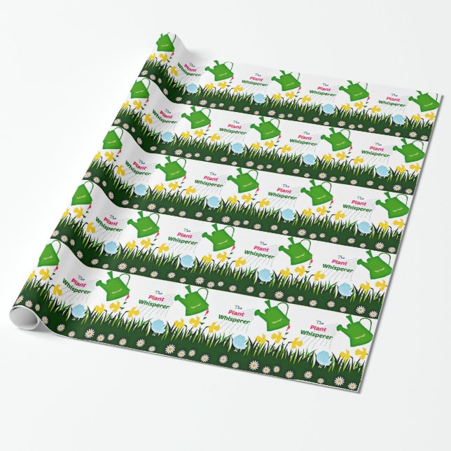 Papier Cadeau Le Whisperer Plante (Déroulé)