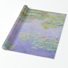 Papier Cadeau L'Eau Lys Peinture Fleur