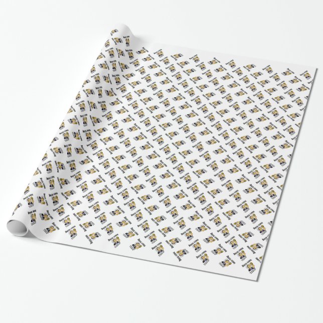 Papier Cadeau L'école dentaire est la prochaine meilleure chose (Déroulé)