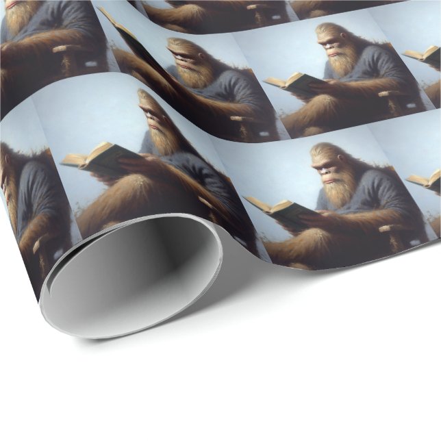Papier Cadeau Lecture Bigfoot (Coin rond)