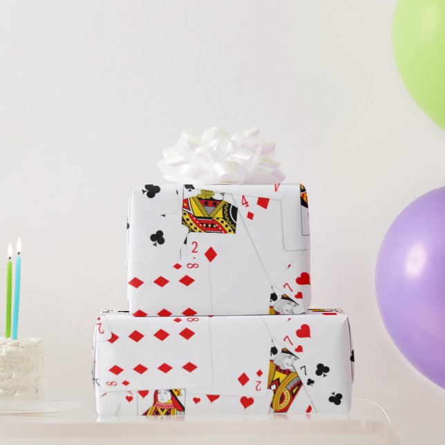 Papier Cadeau Lecture de la collection de cartes (Cadeaux de fête)