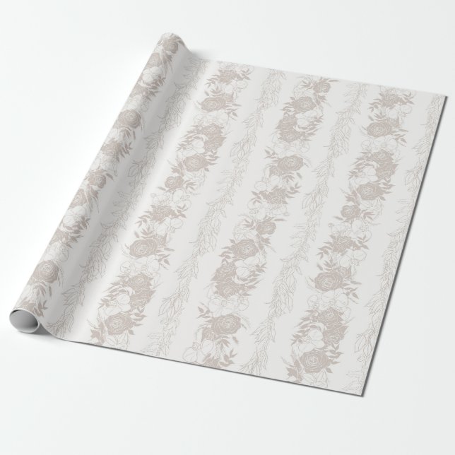 Papier Cadeau Lei PoGo, Tropical Romance Enveloppement Cadeau (Déroulé)