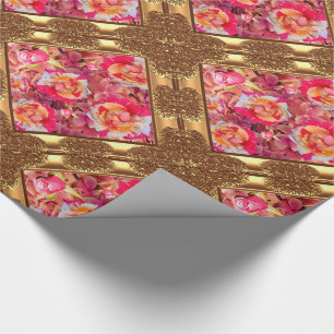 Papier Cadeau L'élégante romance florale chic de Landon