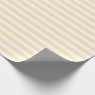 Papier Cadeau Lémonade et blanc simple horizontale triée