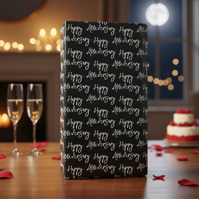 Papier Cadeau L'enveloppement du "Vibe anniversaire" (The 'Anniversary Vibe' Wrap Wrapping Paper)