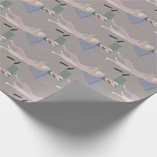 Papier Cadeau Leo, le papier d'enveloppement Greyhound 30X6'