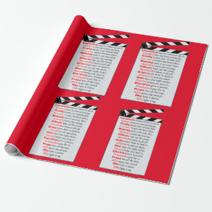 Papier Cadeau L'équipe de cinéma le résume sur une nouvelle idée