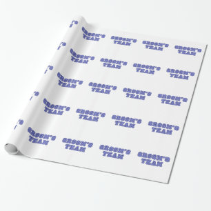 Papier Cadeau L'équipe du marié
