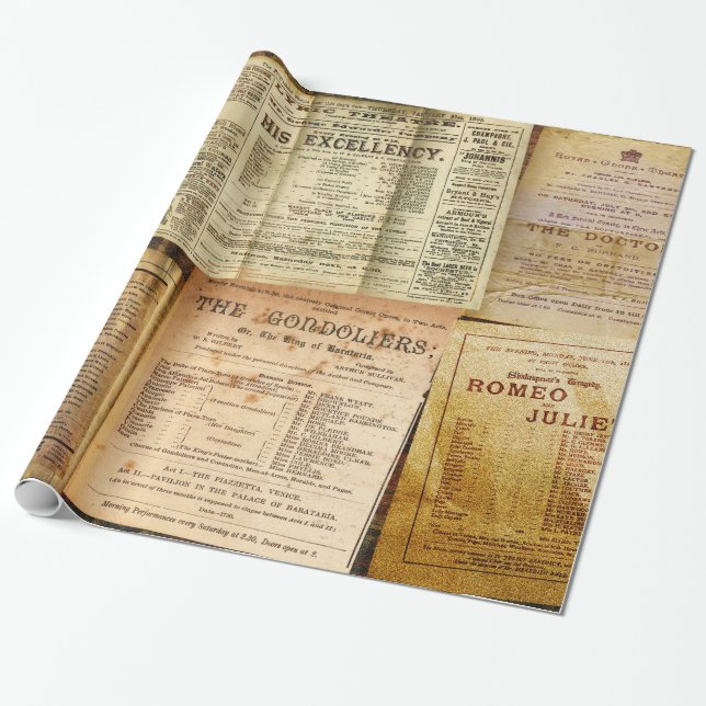 Papier Cadeau Les affiches (Déroulé)