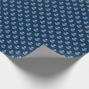 Papier Cadeau Les Ancres loin nautiques personnalisent
