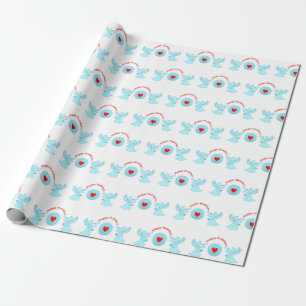 Papier Cadeau Les beaux anges des fêtes