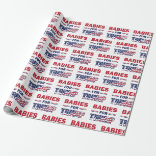 Papier Cadeau Les bébés pour Trump - Trump 2020