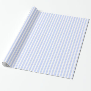 Papier Cadeau Les bleus layette tendres pâlissent la rayure de