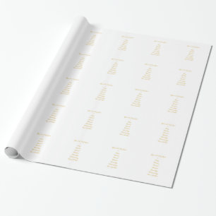 Papier Cadeau Les cadeaux du Saint-Esprit dans 3D semblent le