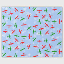 Les Cessnas de Noël volent à travers les flocons d