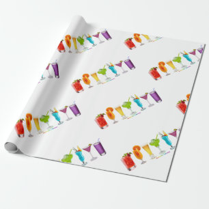 Papier Cadeau Les cocktails alcoolisés de SlipperyJoe pour la co