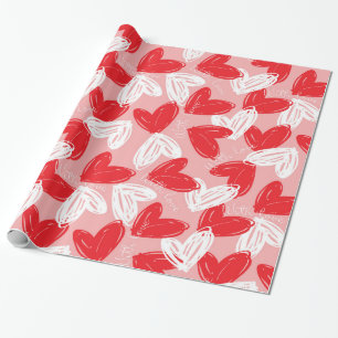 Papier Cadeau Les coeurs "Avec amour" de Valentine