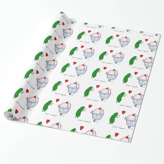 Papier Cadeau Les conserves au vinaigre aiment le papier (Déroulé)