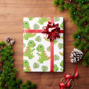 Papier Cadeau Les dinosaures ! Papier d'emballage