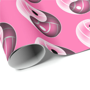 Papier Cadeau les filles yyang volleyball rose ou n'importe quel